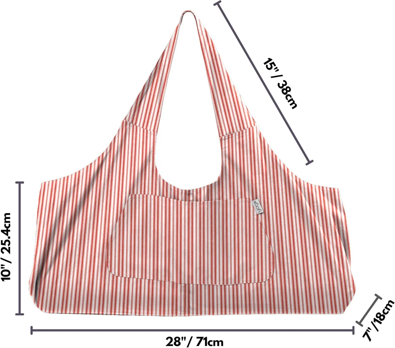 Yogiii Yoga Mat Bag | The ORIGINAL YogiiiTotePRO | Large Yoga Mat Bag or Yoga Mat Carrier with Side Pocket | Yoga Bag Fits Most Size Mats