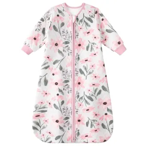 Yoofoss Baby Sleep Sack 18-24 Months 1.0 Tog Long Sleeve Sleep Sack Cotton Wearable Blanket for Toddlers 2-Way Zipper Quilted Sleeping Sacks(X-Large)