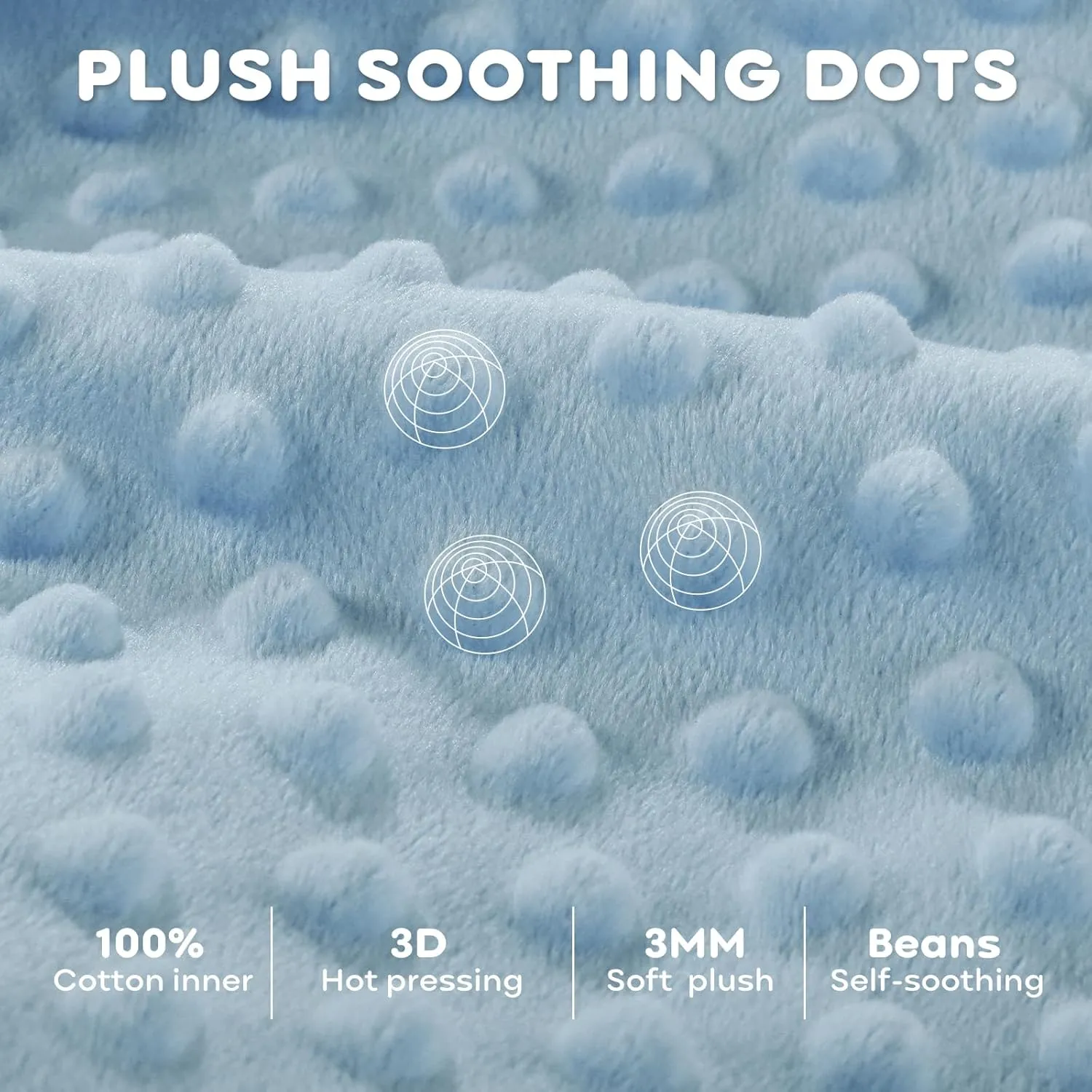 Yoofoss Fleece Baby Sleep Sack 18-24 Months with Plush Dots, TOG 1.5 Baby Wearable Blanket with 2-Way Zipper, Organic Cotton Toddler Sleeping Sack Fleece