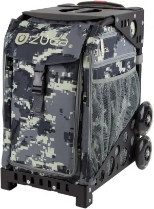 ZUCA Anaconda Bag, Camouflage Gray/black, Frame Black, Non Flashing Wheels
