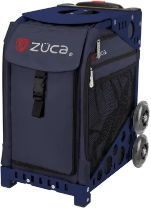 ZUCA Midnight Sport Insert Bag and Navy Blue Frame with Flashing Wheels